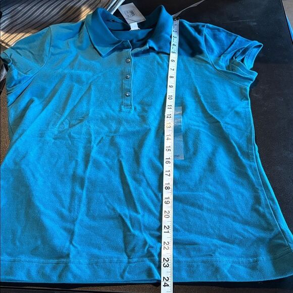 Calvin Klein Polo  NWT Size Large Y2K blue - Picture 9 of 9